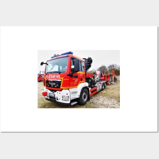 MAN TGS 26.440 Fire Fighter Karlsfeld - Trucknology Days Posters and Art